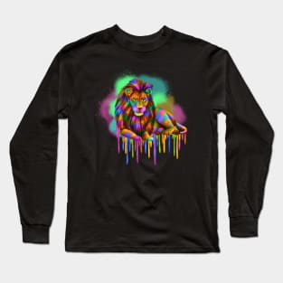 Rainbow Lion Long Sleeve T-Shirt